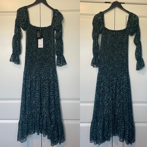 NWT Misa Los Angeles Midi Rashida Dress Size XS - Picture 5 of 9
